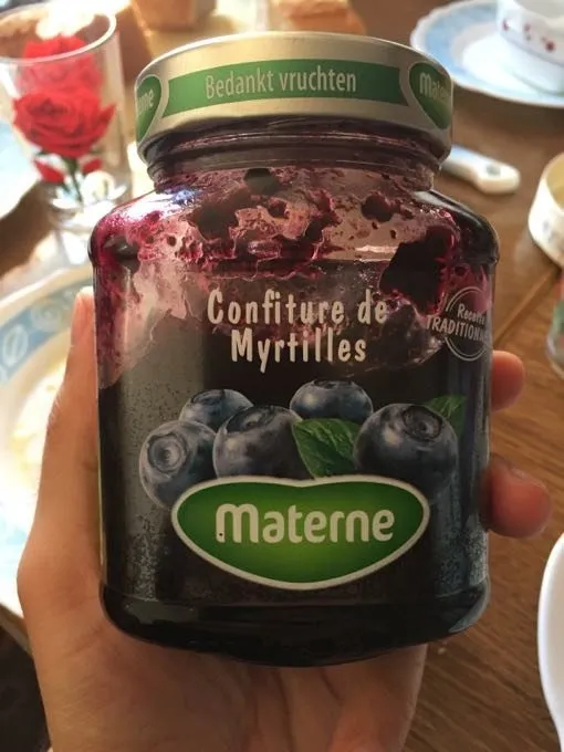 Confiture De Mirtilles, 450 Grammes, Marque Materne