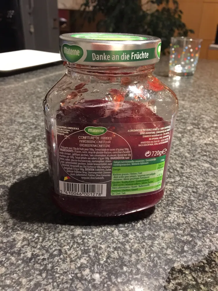 Confiture de fraises