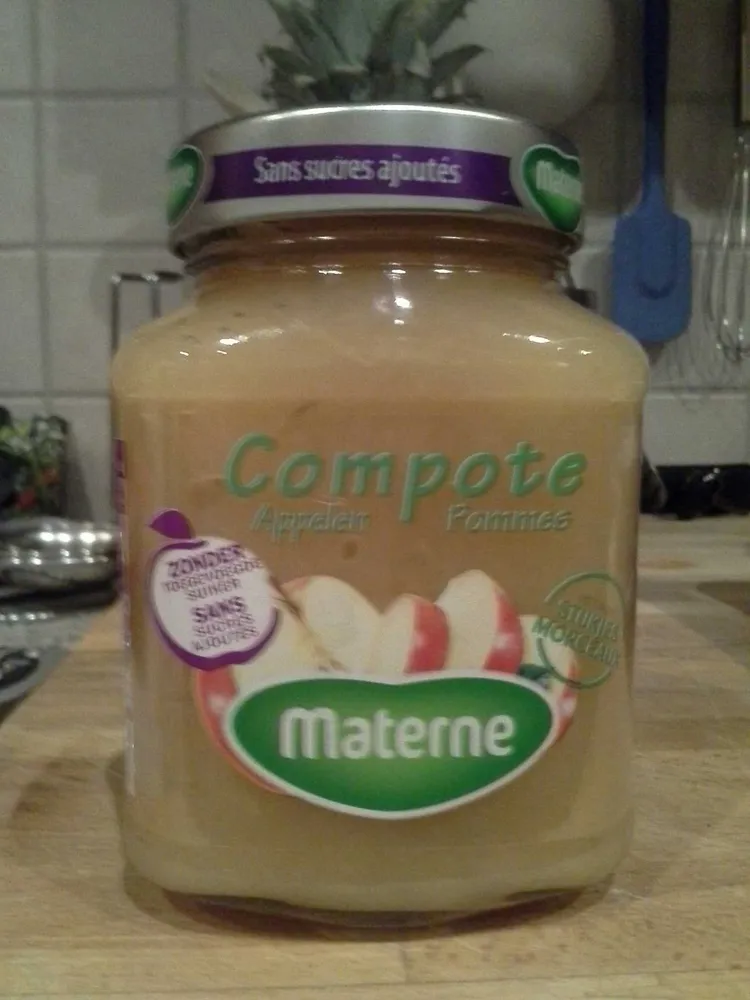 Compote sans sucre ajouté