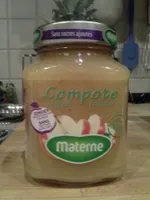 Compote sans sucre ajouté
