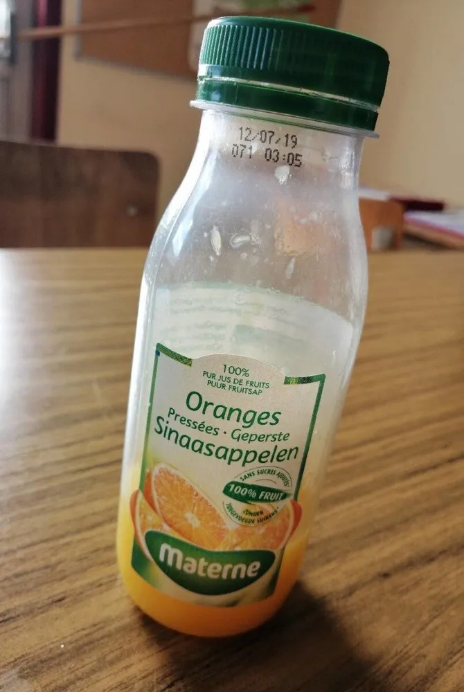 Oranged pressées Materne