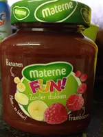 Confiture bananes-framboises