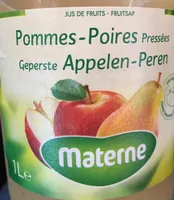 Jus Pommes-Poires pressées