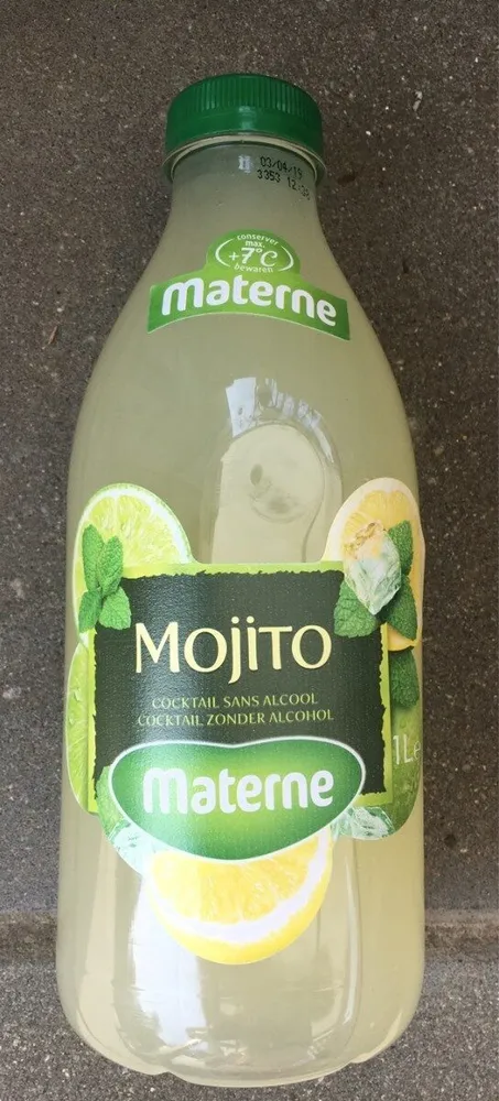 Mojito cocktail sans alcool
