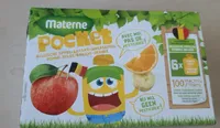 Pocket Pomme belge + banane + orange