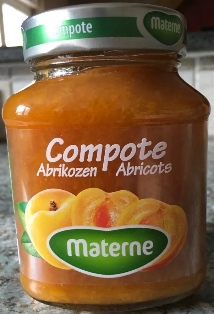 Compote D'abricots, 375 Grammes, Marque Materne
