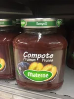 Compote De Prunes, 610 Grammes, Marque Materne