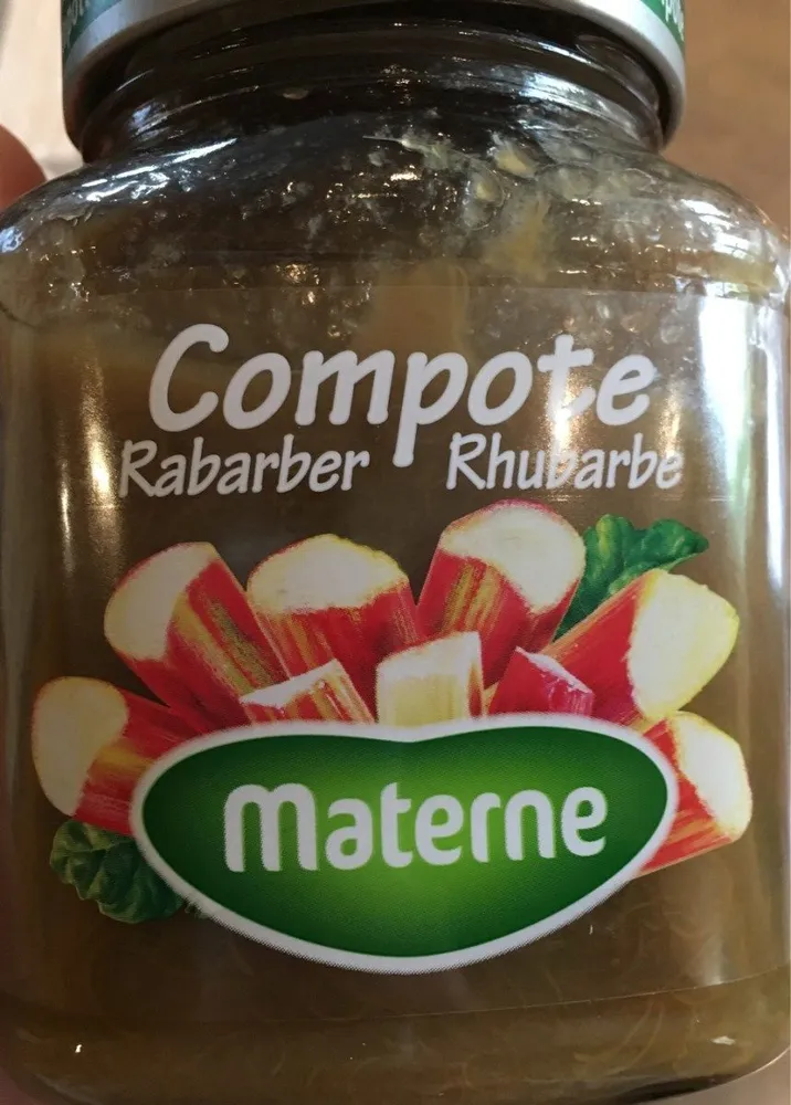 Compote rhubarbe
