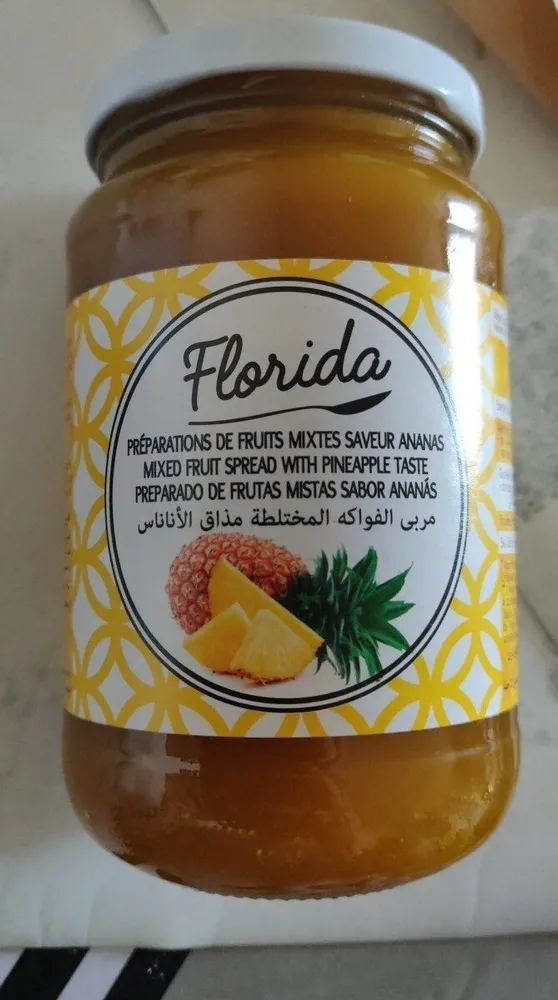 Préparation de fruits mixtes saveur ananas