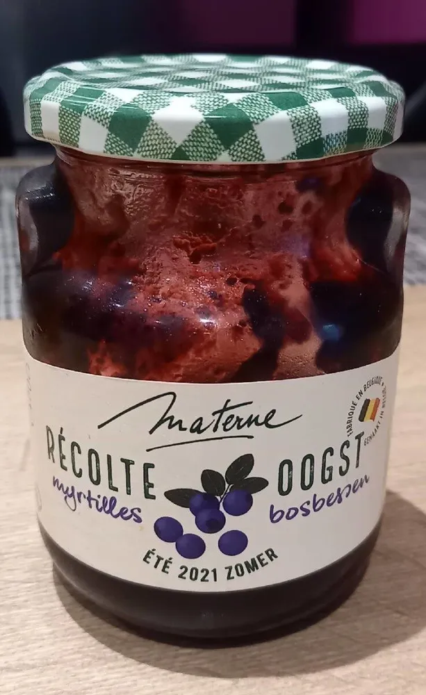 Confiture Materne à la myrtille