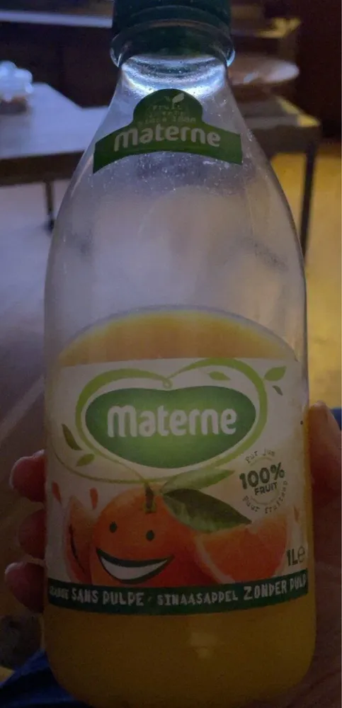 Jus d’orange sans pulpe