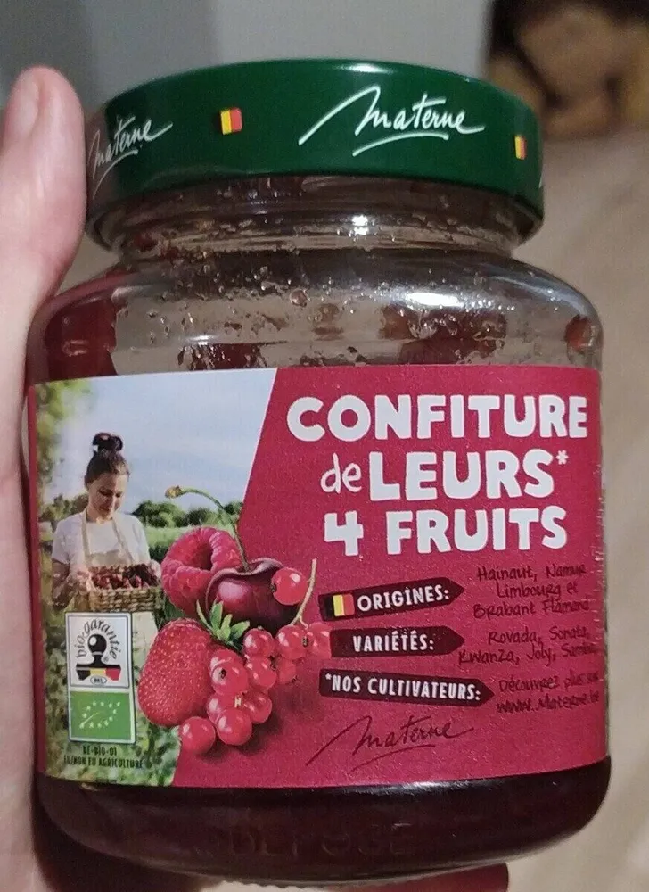 Confiture de leurs 4 fruits