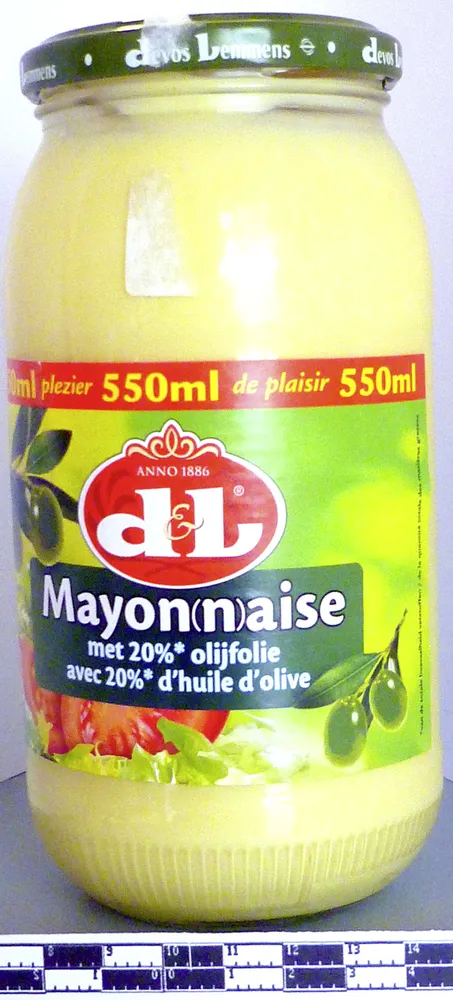 Mayon(n)aise avec 20% d'huile d'olive