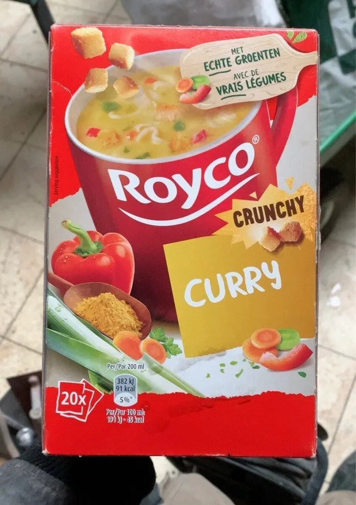 Soupe Royco Curry Avec Croûtons 20 Unités