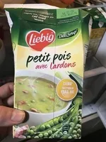 Soupe lardons et petits pois