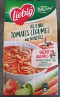 Deli soup' Julienne tomates-légumes avec boulettes
