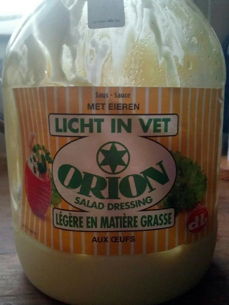 Salad Dressing legere en matiere grasse