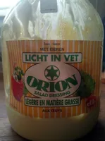 Salad Dressing legere en matiere grasse