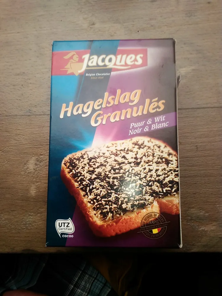 Jacques Granulés De Chocolat Mix Bl. -noir 12X200G