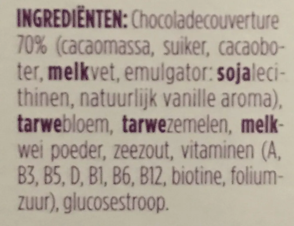 Barre Croquante Hyperprotéinée Au Chocolat Noir