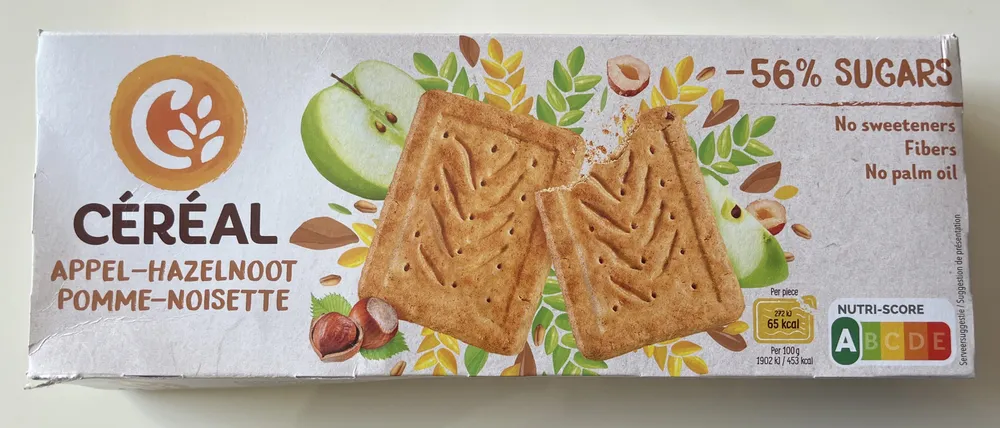 Céréal Pomme-noisette Biscuits