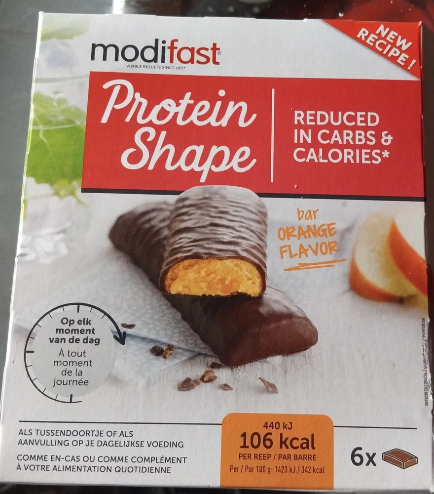 Protein Shape Bar Orange