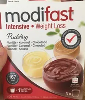 Modifast Intensive Mixpack Pudding Vanille-caramel-chocolat