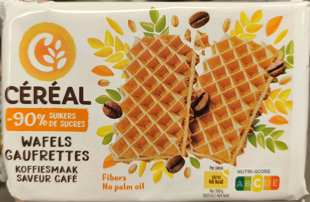 Céréal Gaufrettes Café