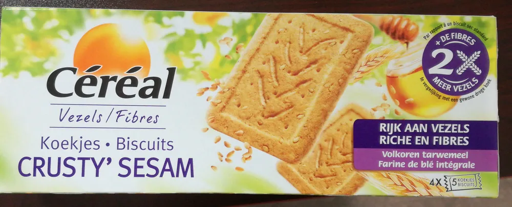 Céréal « Crusty » Sésame Biscuits