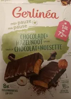Barres choco noisette