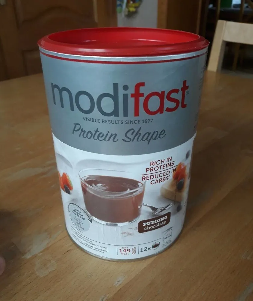 Protein shape pudding chocolat