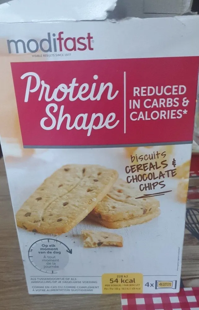 Modifast Protein Shape Biscuits Cereales - Pepites De Chocolat