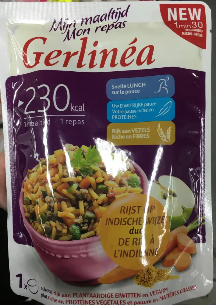 Mon repas de riz à l'indienne