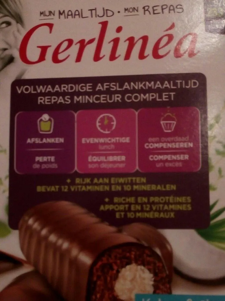 Gerlinéa Mon Repas Barres Saveur Chocolat Coco