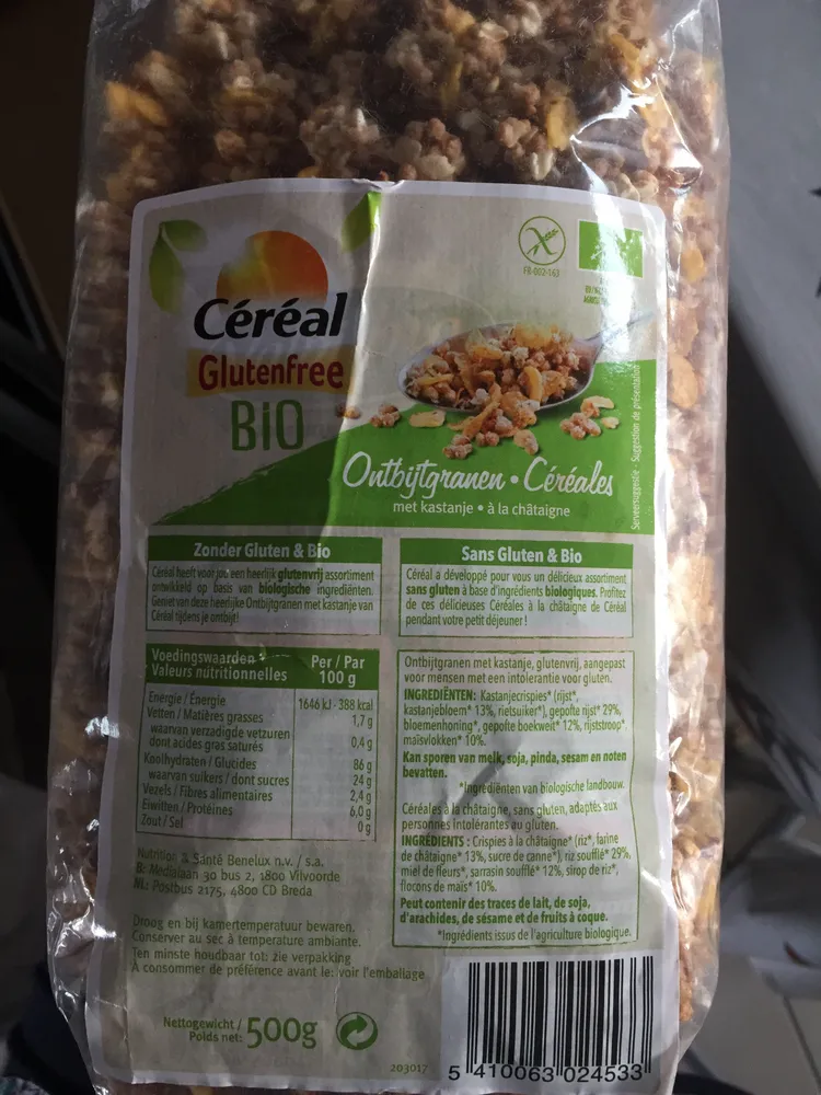 Céréales à la chataigne