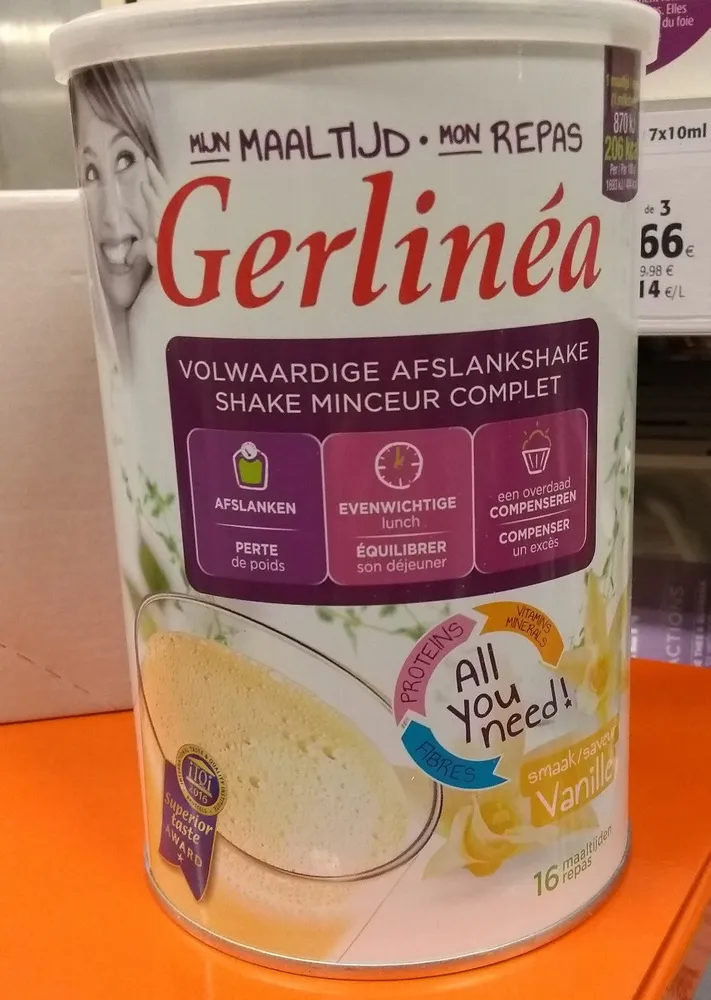 Gerlinéa Mon Repas Shake Minceur Complet Saveur Vanille