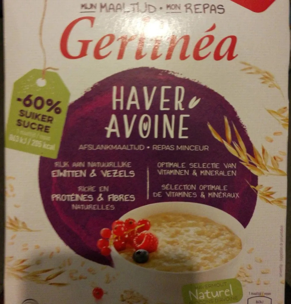 Gerlinéa Repas Minceur Avoine