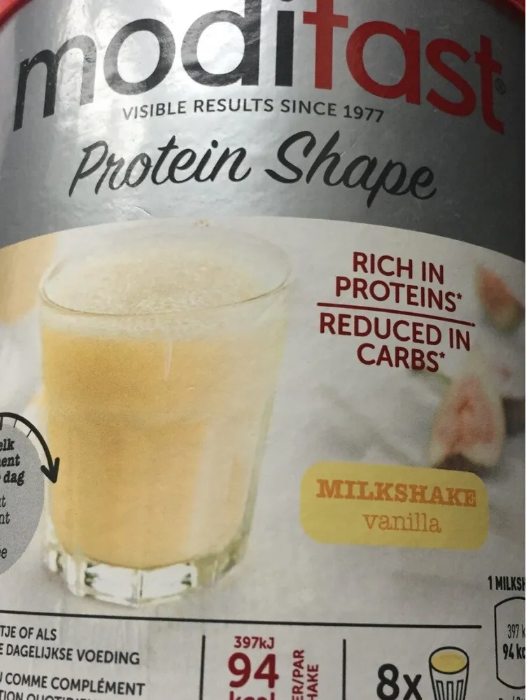 Modifast protein shape milkshake vanilla