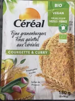 Fines galettes aux cereales courgette & curry