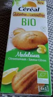 Madeleines saveur citron sans gluten et sans lactose