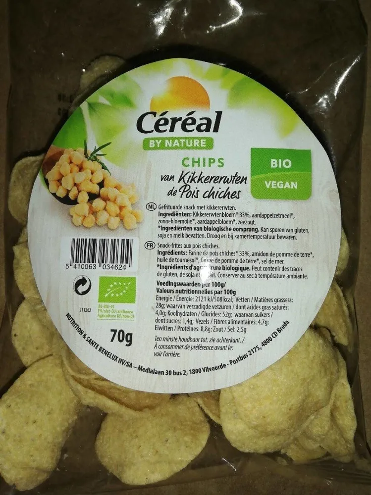 chips de pois chiches