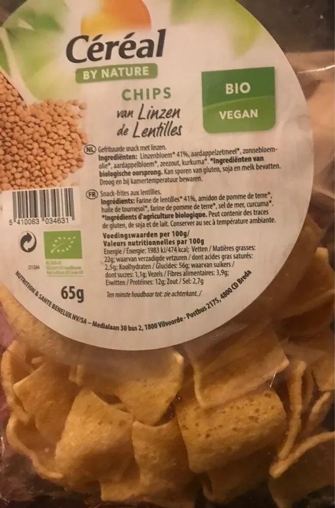 Chips de lentilles