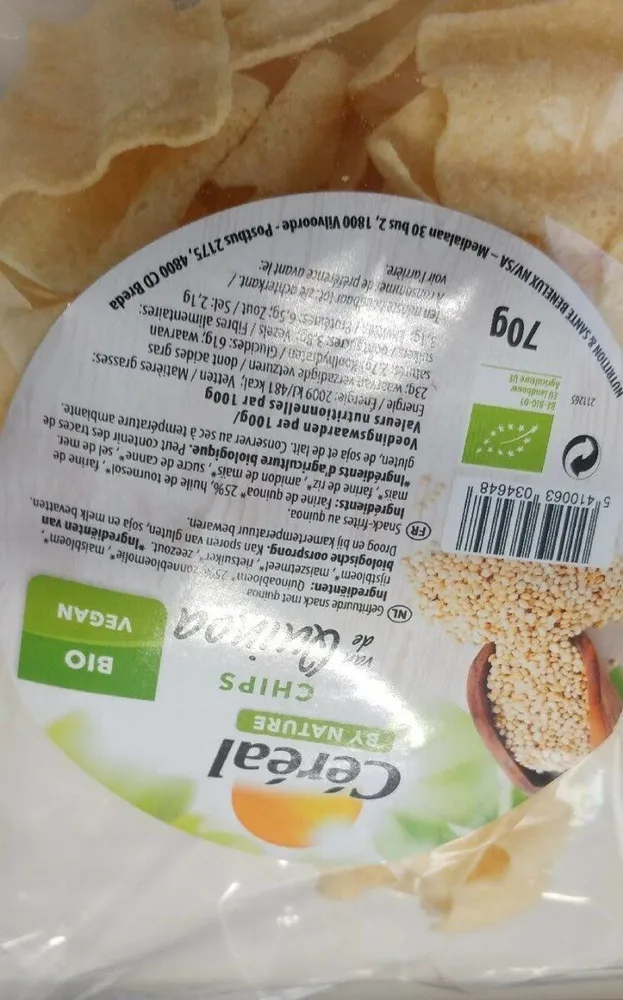 Chips de quinoa