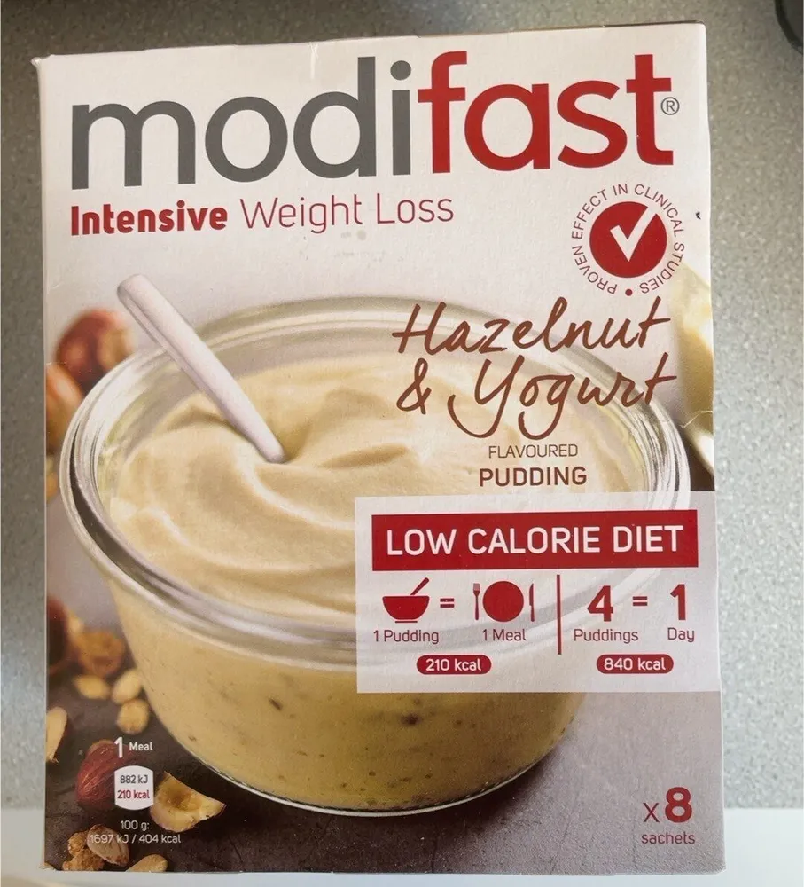 Pudding noisettes et yaourt