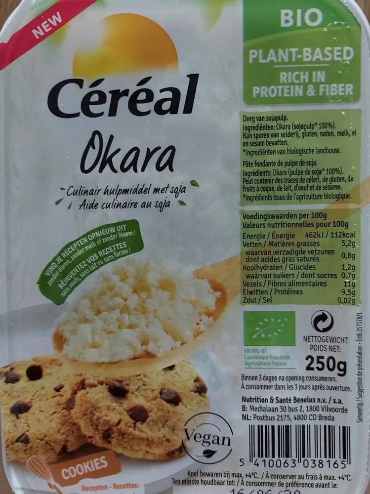 Céréal Okara Bio