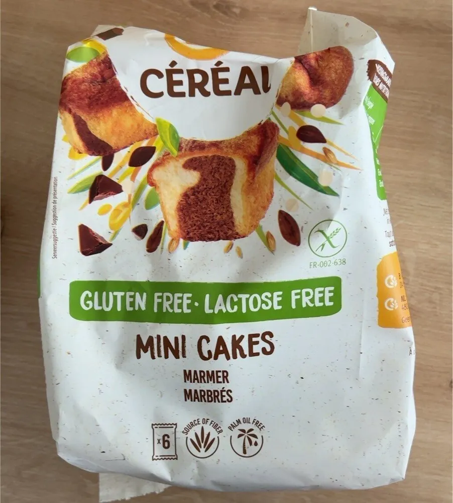 Céréales mini cakes glutenfree lactosefree