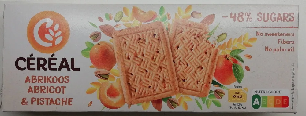 Biscuits apricot  pistache