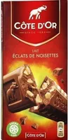 Chocolat au lait aux éclats de noisettes