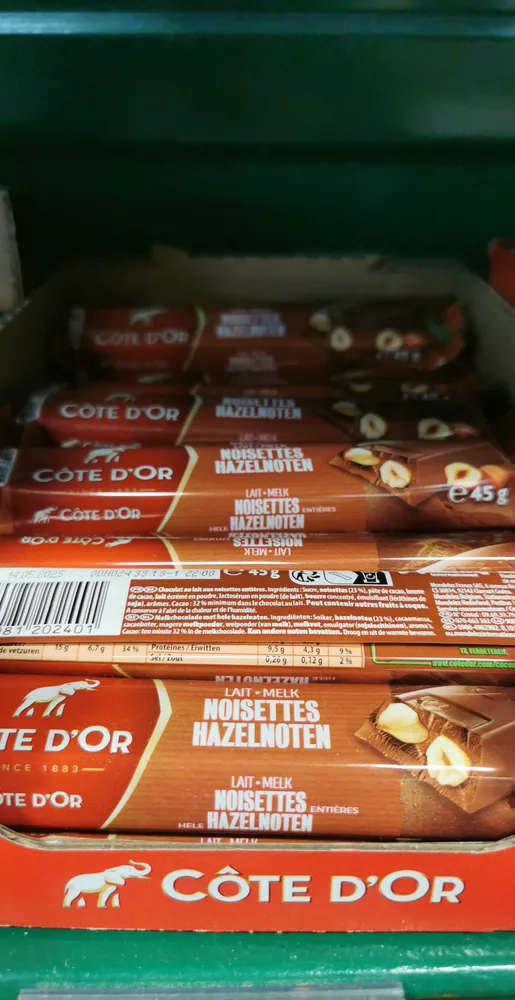 Côte d'Or Lait Noisettes