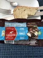 chocolade reep met fondantvulling